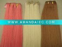 Wholesale Hot sale !22"100gram Blonded 100%Remy Human Hair Weft