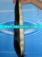 Wholesale Human Hair / 613# Remy Human Hair-Blond hair / Hair Bulk / Grade AAA