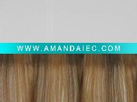 Wholesale 100%remy human hair weft