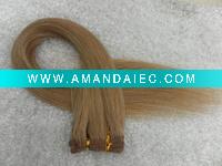 Wholesale 24"100g 100%Remy Human Hair Weft Brown