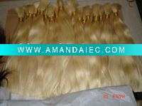 Wholesale Human Hair Bulk / 613# Remy Human Hair-Blond hair / Hair Bulk / Grade AAA