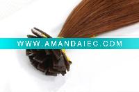 Wholesale flat shape remi human hair