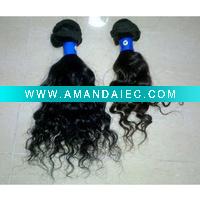 Wholesale Hot style virgin remy human hair weaves curly in stock