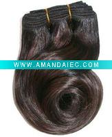 Wholesale 100% Indian remy human hair weft wholesale hair in factory