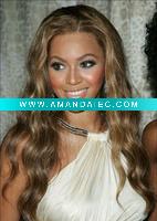 Wholesale lady's fashion full lace wigs made by 100% indian remy human hair 20''