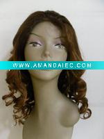 Wholesale Chinese remy human hair lace wig