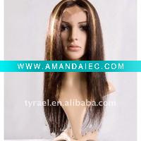 Wholesale 100% remy human hair full lace jewish wig clips