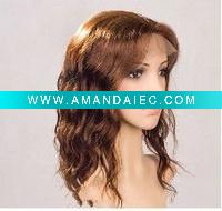 Wholesale Top quality indian remy human hair lace front wig