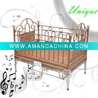 Wholesale Patent Steel rattan swinging crib/cot