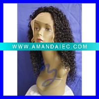 Wholesale 100% Indian remy deep wave full lace wig