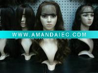 Wholesale brazilian hair lace wig color 1b in good texture