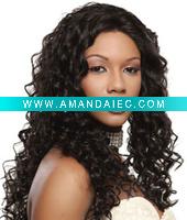Wholesale Fashion curly brazilian hair full lace wigs