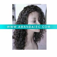 Wholesale Beauty style human hair full lace wig,accept escrow payment