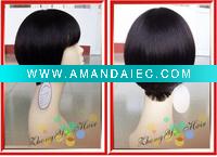 Wholesale 100% Human hair Lace wig #1B BF-1005