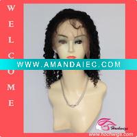Wholesale 20 Inch 1# Color High Quality Human Hair Wig