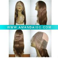 Wholesale Hot selling 100% human hair top quality lace front wig