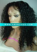 Wholesale kinky curl lace front wig