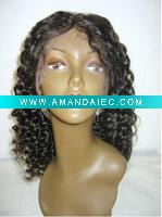 Wholesale Full Lace Human hair Wig Curly