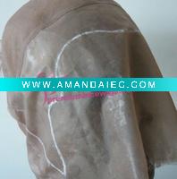 Wholesale 100% hand-tied PU wigs