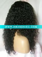 Wholesale curly lace wig/ full lace wig/ human hair wig