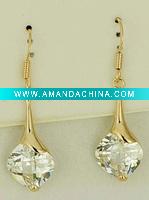 Wholesale 2011 Newest AAA Zircon NO.H1096 Long Fashion Chain Earrings