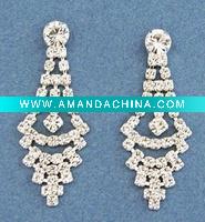 Wholesale 2011 fashion standard silver wedding earring