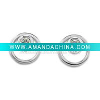 Wholesale Wedding 925 silver stud earrings