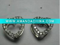 Wholesale 2011 Fashion Silver Earring with CZ Stones