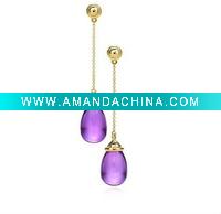 Wholesale 2011 newest elegant lady long chain earring jewelry