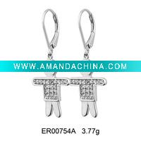Wholesale 2011 Hot sale 925 sterling silver jewelry earring