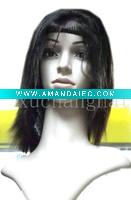 Indian hair lace wig, front lace wigs-straight hair lace front wig--14"