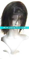 Wholesale Indian hair lace wig, front lace wigs-straight hair lace front wig--12"