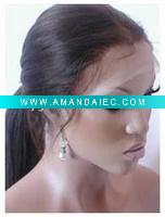 Brazilian charming human hair lace wig