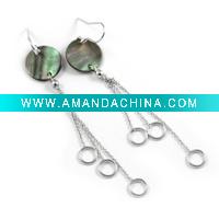 Wholesale 2010 hot selling fashion silver earrings