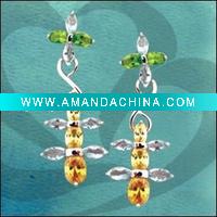 Wholesale unique design silver earrings
