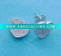 Wholesale 925 sterling silver earring