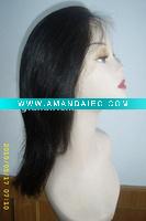 Wholesale wholesale 100% human hair full lace wig, paypal available