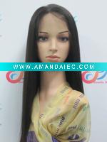 20inches #1B color , light yaki wholesale lace wig,5%-7%discount