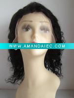 Wholesale afro curl full lace wigs