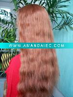 Wholesale wholesale beautiful black wavy 20inch human hair full lace wig