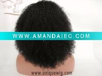 Wholesale Afro curl human hair wigs