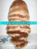 Wholesale Fashion Ladies' bodywave Human Hair Wig