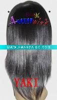 Wholesale yaki straight human hair wig