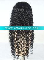 Wholesale Water Wave 100% Brazilain virgin Human hair wig
