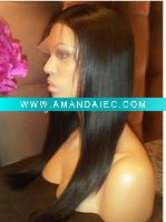 Wholesale 100%india human hair full lace wig