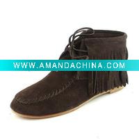 Wholesale Minimum:1 piece - Flat Leather Women Winter Boots No.MI04