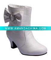 Wholesale Hot Selling Kid White Boots Manufacture