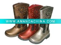 Wholesale kids shoe(fashion boot,boot,leather baby shoes)