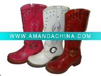 Wholesale kids shoe(fashion boot,boot,leather baby shoes)