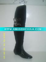 Wholesale 2012 Autumn/winter low heel/ leather handmade cowboy ladies boots